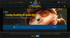 Desktop Screenshot of lolking.net